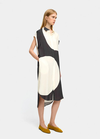 Комбінована кежуал сукня сукня-сорочка Parfois з геометричним візерунком