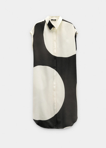 Комбінована кежуал сукня сукня-сорочка Parfois з геометричним візерунком