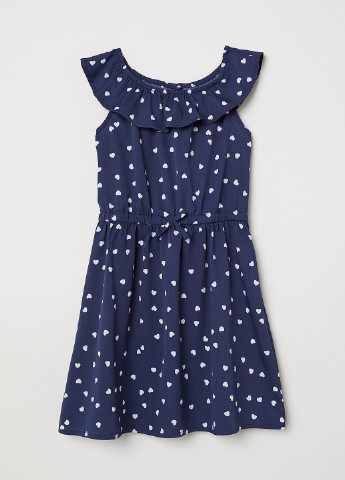 Тёмно-синее платье H&M (122812849)