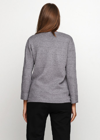Серый демисезонный свитер джемпер Made in Italy