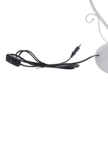 Настольная лампа декоративная белая и золотистая LK-699T/1 E27 WH+FG Brille (253881851)