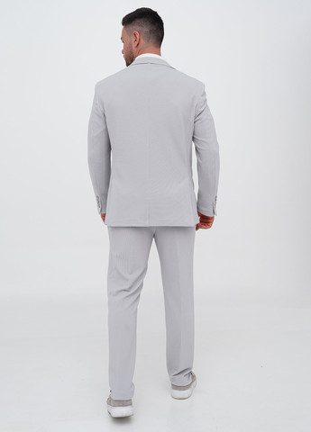 Світло-сірий демісезонний костюм (піджак, штани) брючний Trend Collection