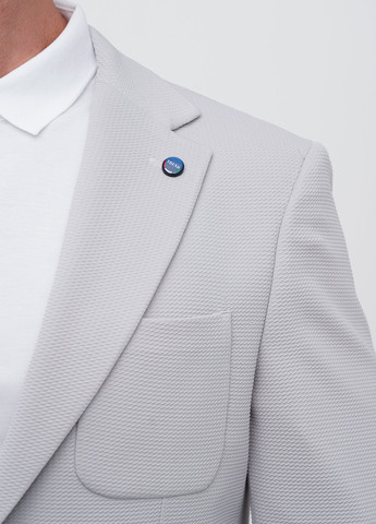 Світло-сірий демісезонний костюм (піджак, штани) брючний Trend Collection