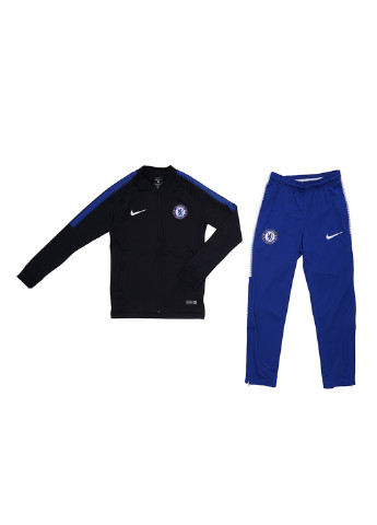 Синий демисезонный костюм (толстовка, брюки) Nike CFC Y NK DRY SQD TRK SUIT K