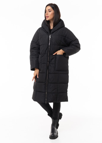 Черная зимняя куртка Icon