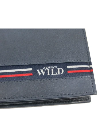 Мужское кожаное портмоне 12,5х10х2,5 см Always Wild (252126881)