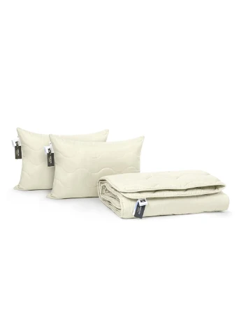 Одеяло Набор EcoSilk всесезонный 1662 Eco Light Krem Одеяло + подуш (2200002654982) Mirson (254071142)