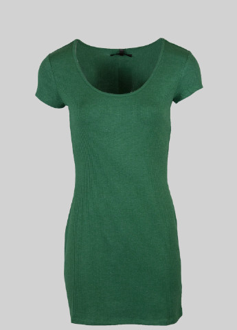 Темно-зелена кежуал сукня Boohoo однотонна