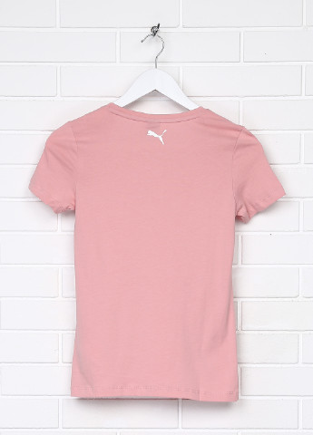 Темно-розовая демисезонная футболка Puma Alpha Logo Tee