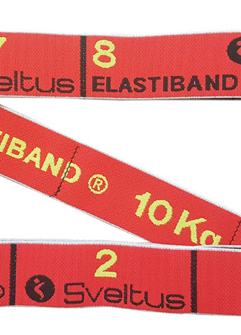 Эспандер для фитнеса Elastiband 10 кг Красный (SLTS-0142) Sveltus (253162177)
