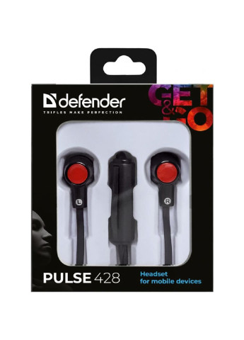 Наушники (63428) Defender Pulse 428 Black (253547579)