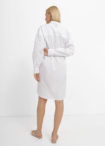 Білий кежуал сукня сукня-сорочка Armani Exchange однотонна