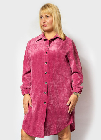 Рожева кежуал сукня сорочка LibeAmore однотонна