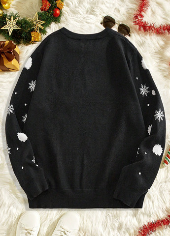 Чорний демісезонний джемпер джемпер SHEIN