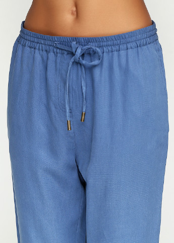 Синие кэжуал демисезонные брюки Karen by Simonsen