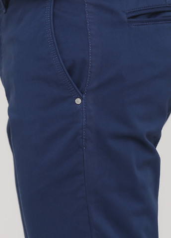 Синие кэжуал демисезонные чиносы, зауженные брюки Sergio