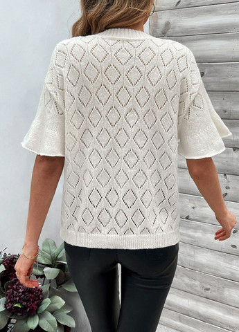 Белый демисезонный джемпер джемпер SHEIN