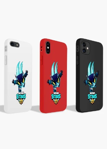 Чехол силиконовый Apple Iphone 8 plus Темный Ворон Бравл Старс (Dark Crow Brawl Stars) (6154-1706) MobiPrint (219558983)