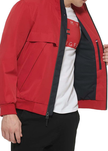 Червона демісезонна куртка Tommy Hilfiger