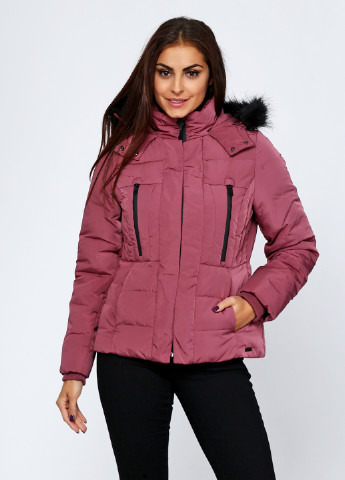 Темно-розовая зимняя куртка Tom Tailor