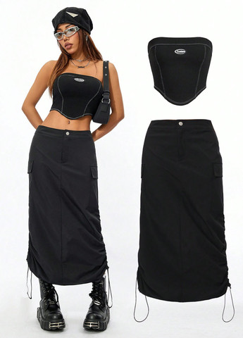 Костюм (топ, спідниця) SHEIN (324435163)