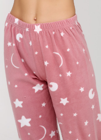 Пудровая всесезон пижама (лонгслив, брюки) лонгслив + брюки Fawn