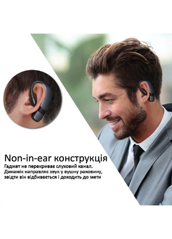 Bluetooth-гарнітура Static Non-in-Ear Black () Promate static.black (201154201)