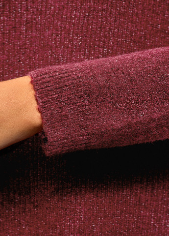 Красный зимний свитер хомут Oodji
