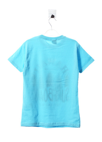 Голубая летняя футболка Kbt