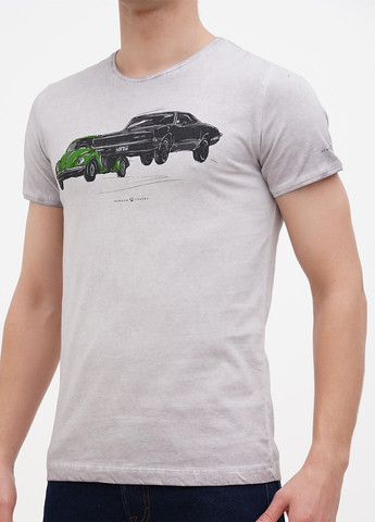 Серая футболка Benson & Cherry