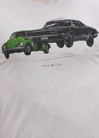 Серая футболка Benson & Cherry