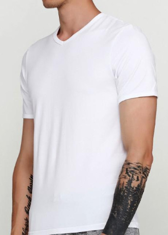 Белая мужская футболка new high emotion белый 531 Cornette