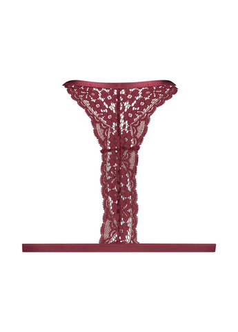 Бордовый бралетт бюстгальтер Hunkemoller без косточек полиамид, кружево