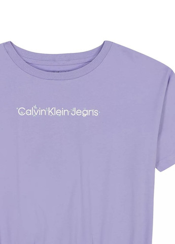 Сиреневая летняя футболка Calvin Klein