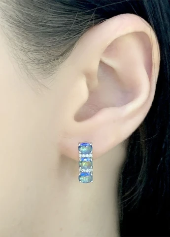 Серьги Silver Flame (164349194)