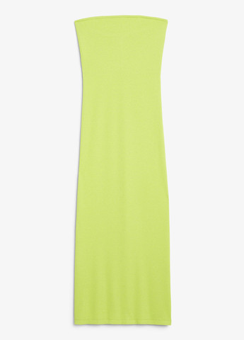 Лайм кежуал сукня силуетна, з відкритими плечима Monki однотонна