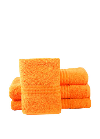 Hobby полотенце, 70х140 см полоска оранжево-красный производство - Турция