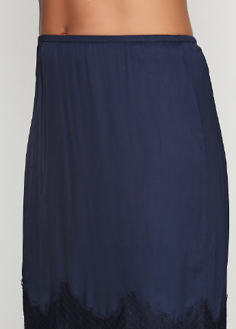 Темно-синяя кэжуал однотонная юбка Karen by Simonsen карандаш