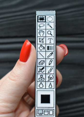 Металлический значок, пин, брошь "Панель. Фотошоп" Westwood Decor (252723521)