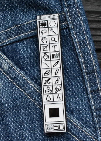 Металевий значок, пін, брошка "Панель. Фотошоп" Westwood Decor (252723521)