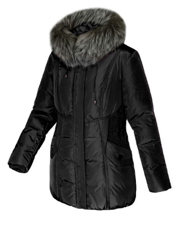 Черный зимний Пуховик City Classic