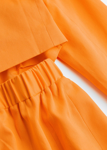 Помаранчева кежуал сукня сукня-жакет H&M однотонна