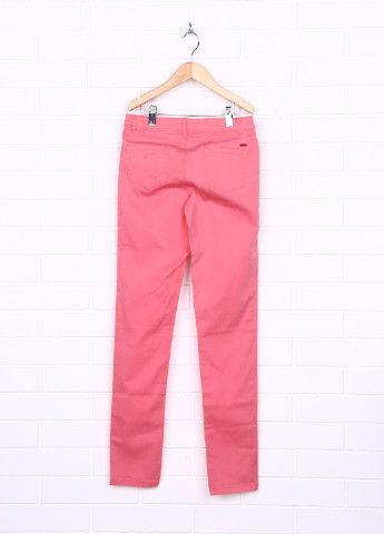 Розовые кэжуал демисезонные прямые брюки Castro