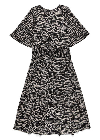 Комбінована кежуал сукня кльош Culture зебра