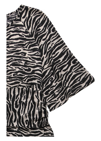 Комбінована кежуал сукня кльош Culture зебра