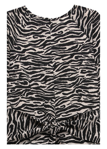 Комбінована кежуал сукня кльош Culture зебра