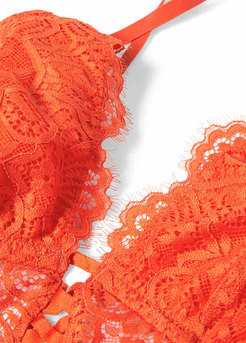 Оранжевый бралетт бюстгальтер C&A без косточек полиамид