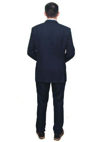 Темно-синій демісезонний костюм (пиджак, брюки) брючний MERDIM