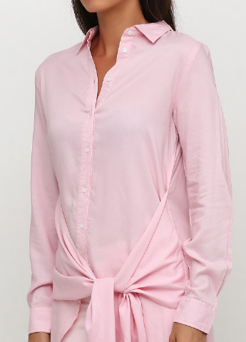 Розовая кэжуал рубашка однотонная Patrizia Dini