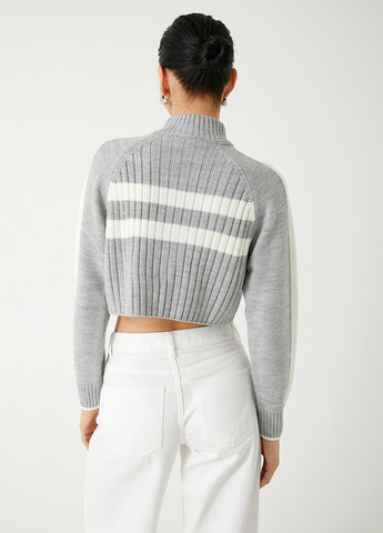 Серый демисезонный свитер KOTON